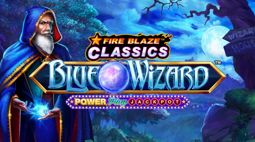 Fire Blaze: Blue Wizard™ PowerPlay Jackpot
